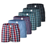 MG-1 Herren Web-Boxer, 6er Pack - Classic Boxer-Shorts, gemustert, Spar-Pack