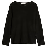 Marc O'Polo Damen Strickpullover - Knit Pullover, Merinowolle, Feinstrick, U-Boot-Ausschnitt, Slim Fit