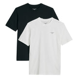 Marc O'Polo Denim Herren T-Shirts, 2er Pack - Regular Fit, Baumwolle, Logo, einfarbig