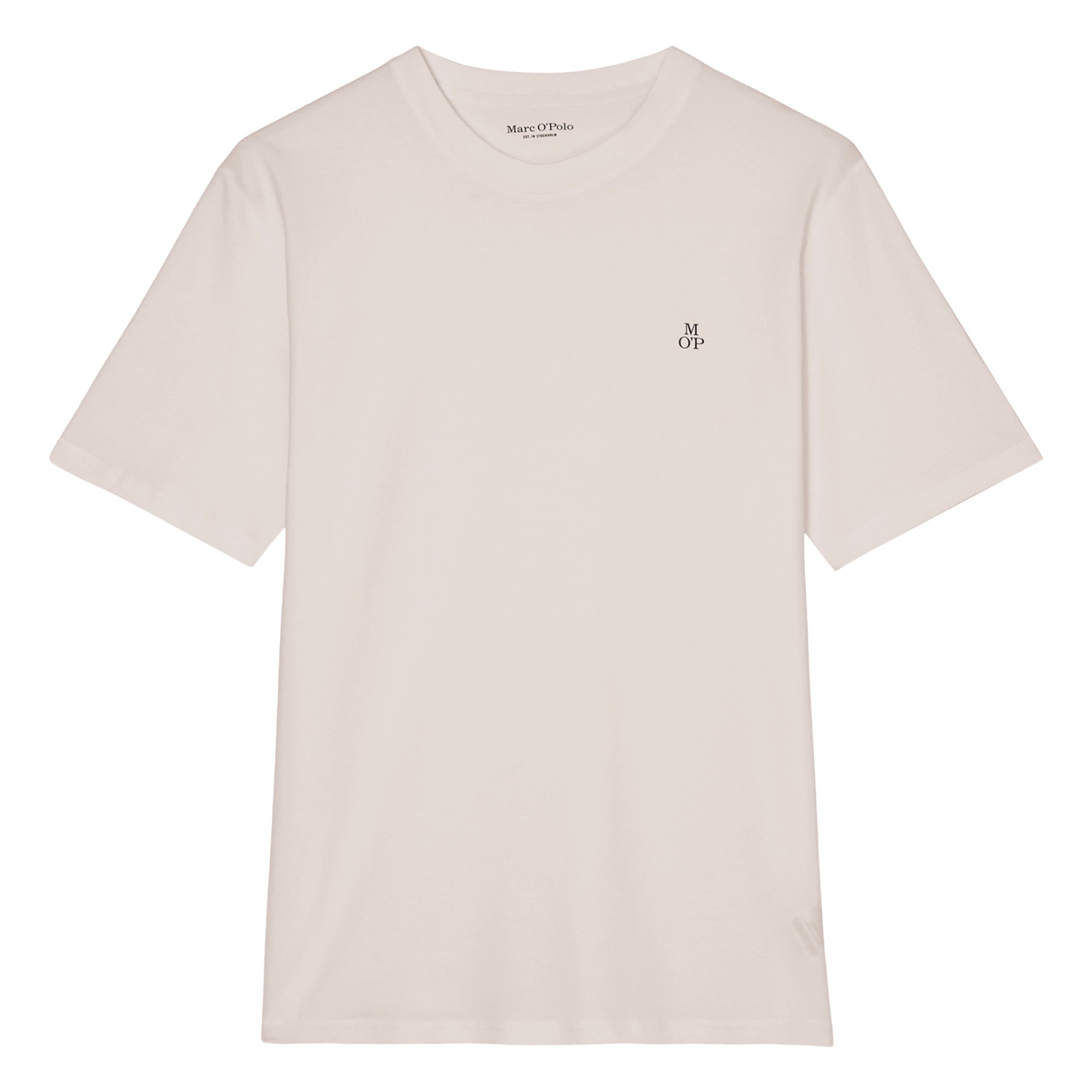 Marc O'Polo Herren T-Shirt - Small-Logo, Regular Fit, Baumwolle, Logoprint, uni