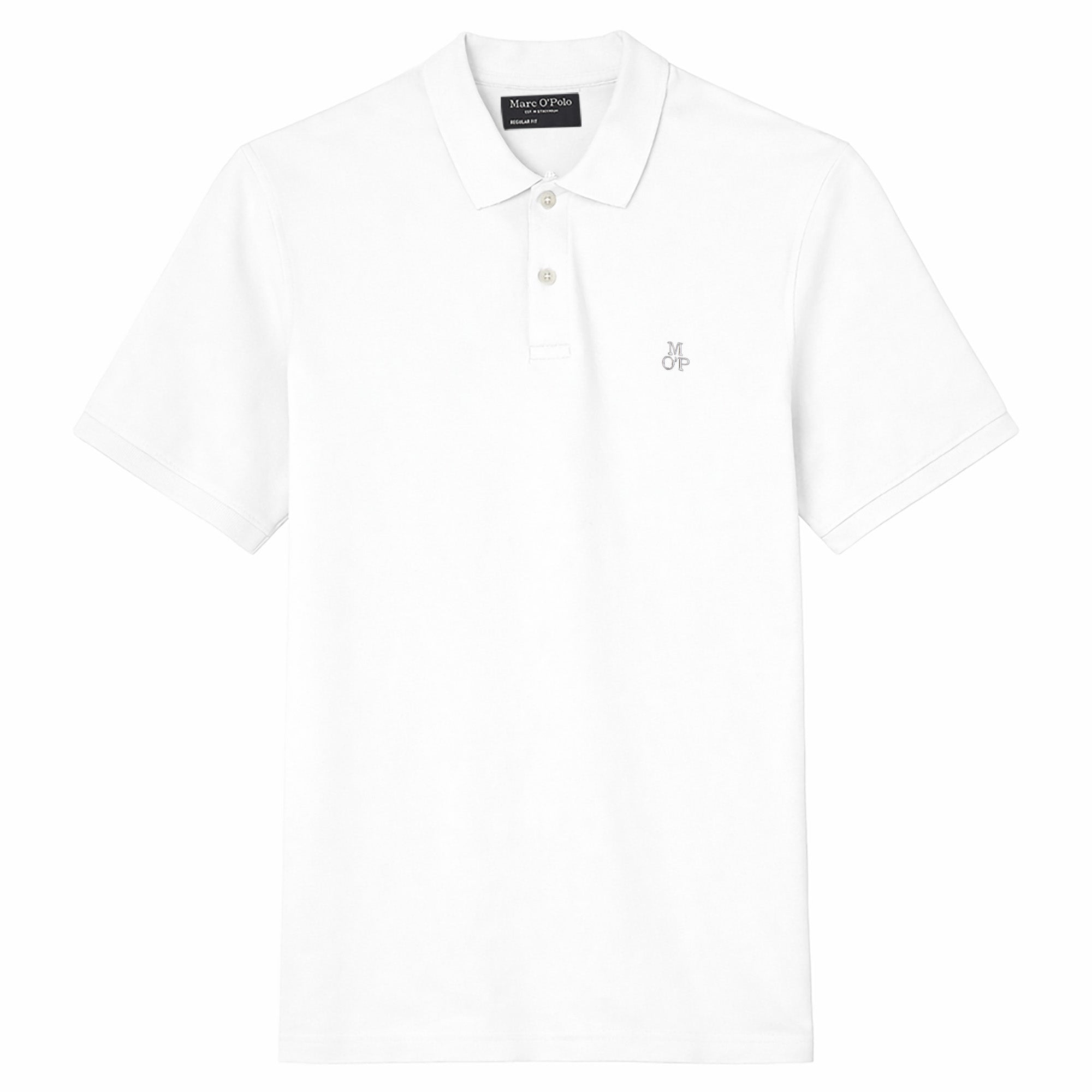 Marc O'Polo men's polo shirt, short sleeves – small logo, regular fit, cotton piqué