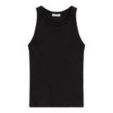 Marc O'Polo Damen Tank Top - T-SHIRT SLEEVELESS, Rippjersey, Baumwolle