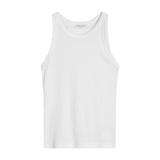 Marc O'Polo Damen Tank Top - T-SHIRT SLEEVELESS, Rippjersey, Baumwolle