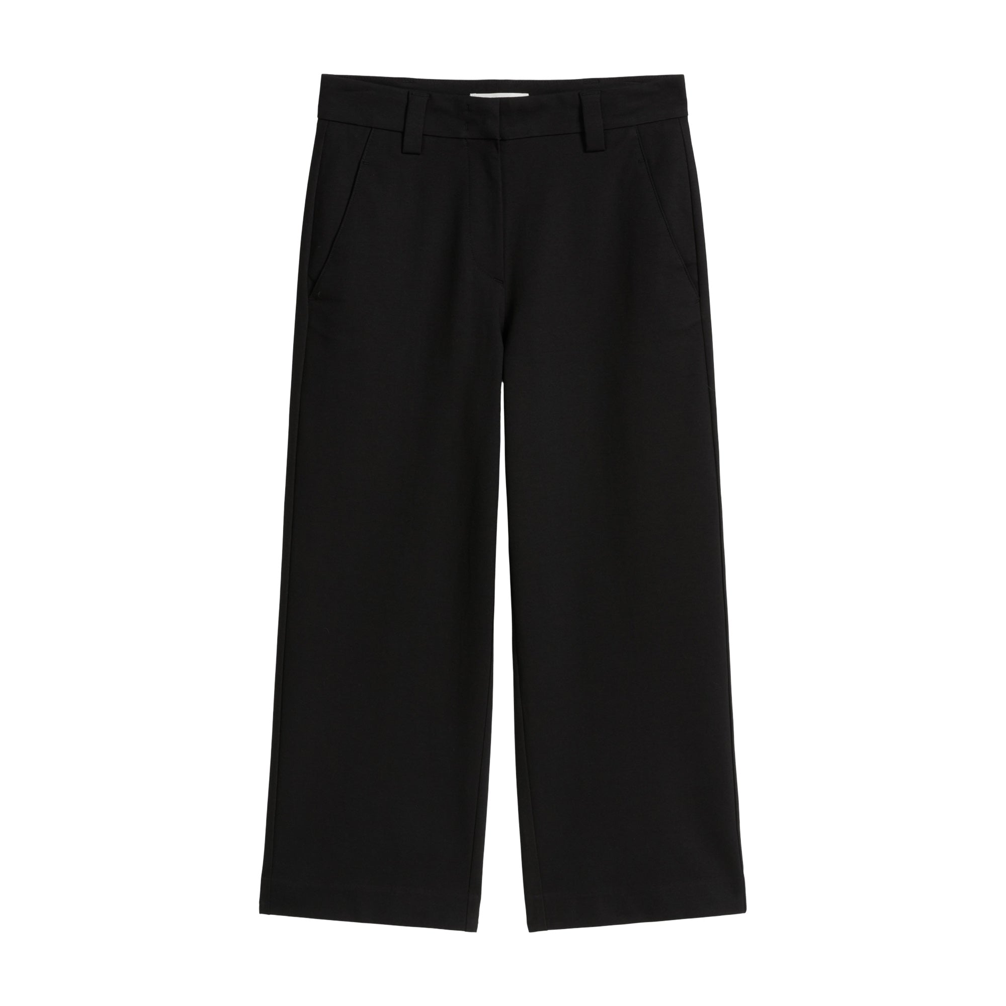 Marc O'Polo Damen Hose - WOVEN PANTS, Culotte, Interlock-Jersey, Baumwoll-Mix