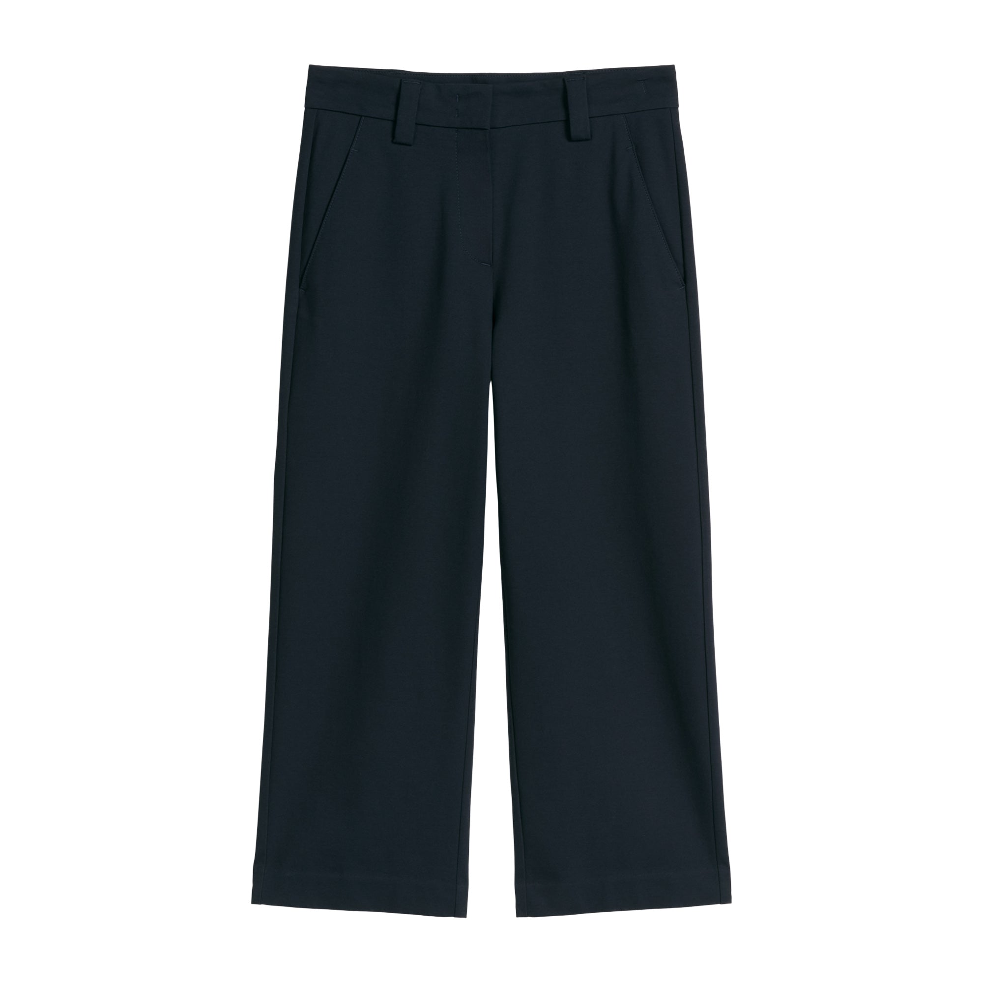 Marc O'Polo Damen Hose - WOVEN PANTS, Culotte, Interlock-Jersey, Baumwoll-Mix