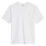Marc O'Polo Herren T-Shirt, V-Neck - Shortsleeve, Regular Fit, Baumwolle, einfarbig