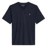 Marc O'Polo Herren T-Shirt, V-Neck - Shortsleeve, Regular Fit, Baumwolle, einfarbig