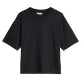 Marc O'Polo Damen T-Shirt, kurzarm - Rundhals, Loose Fit, Baumwolle-Modal-Mix