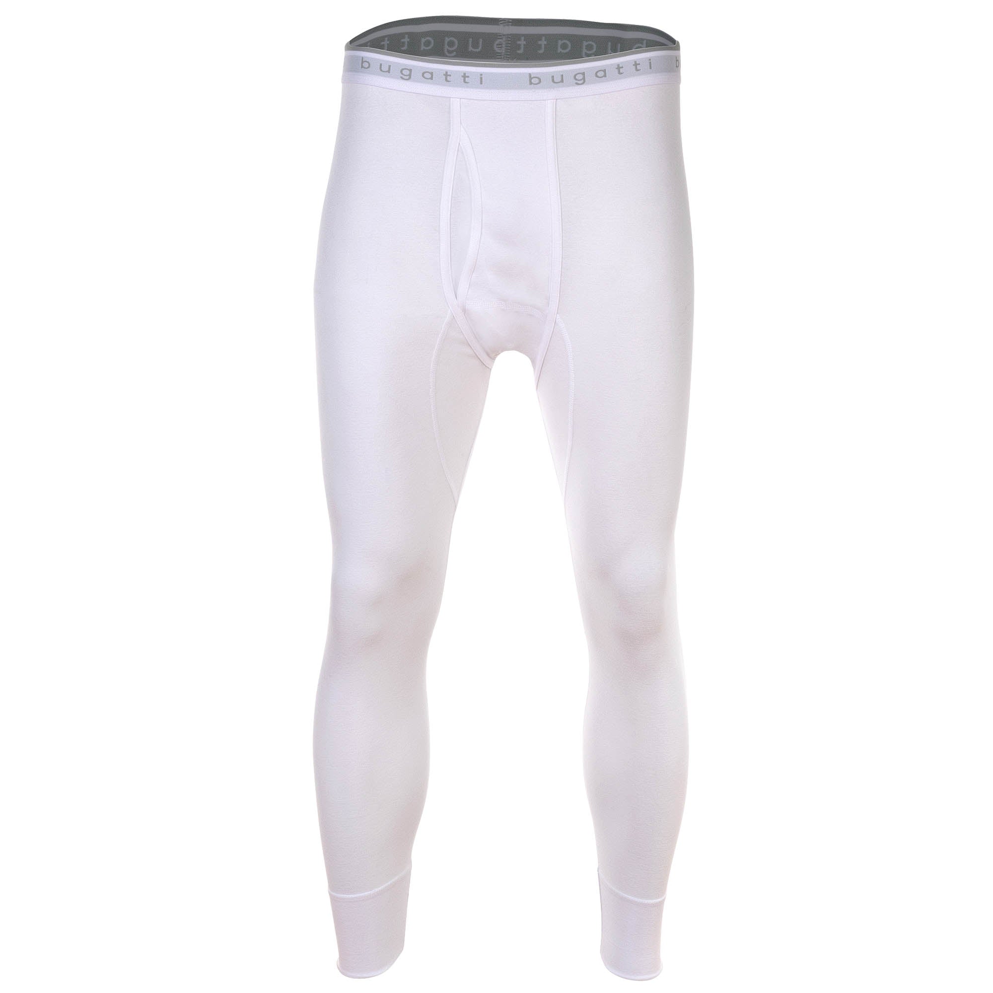bugatti men's long pants - fine rib, single-coloured, cotton, single-coloured