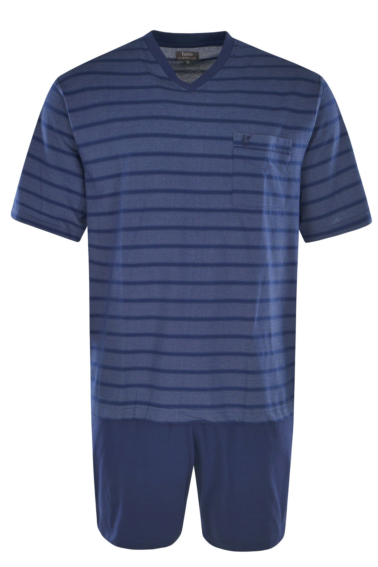 hajo Herren Schlafanzug Set - Shorty, kurz, Kurzarm, Klima-Light, Cotton-Mix