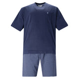 hajo Herren Schlafanzug, kurz - Premium Cotton, Shorty, Kurzarm, Rundhals