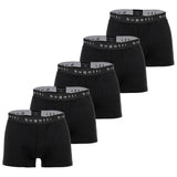 bugatti Herren Boxershorts, 5er Pack - Boxer Briefs, Cotton Stretch, einfarbig