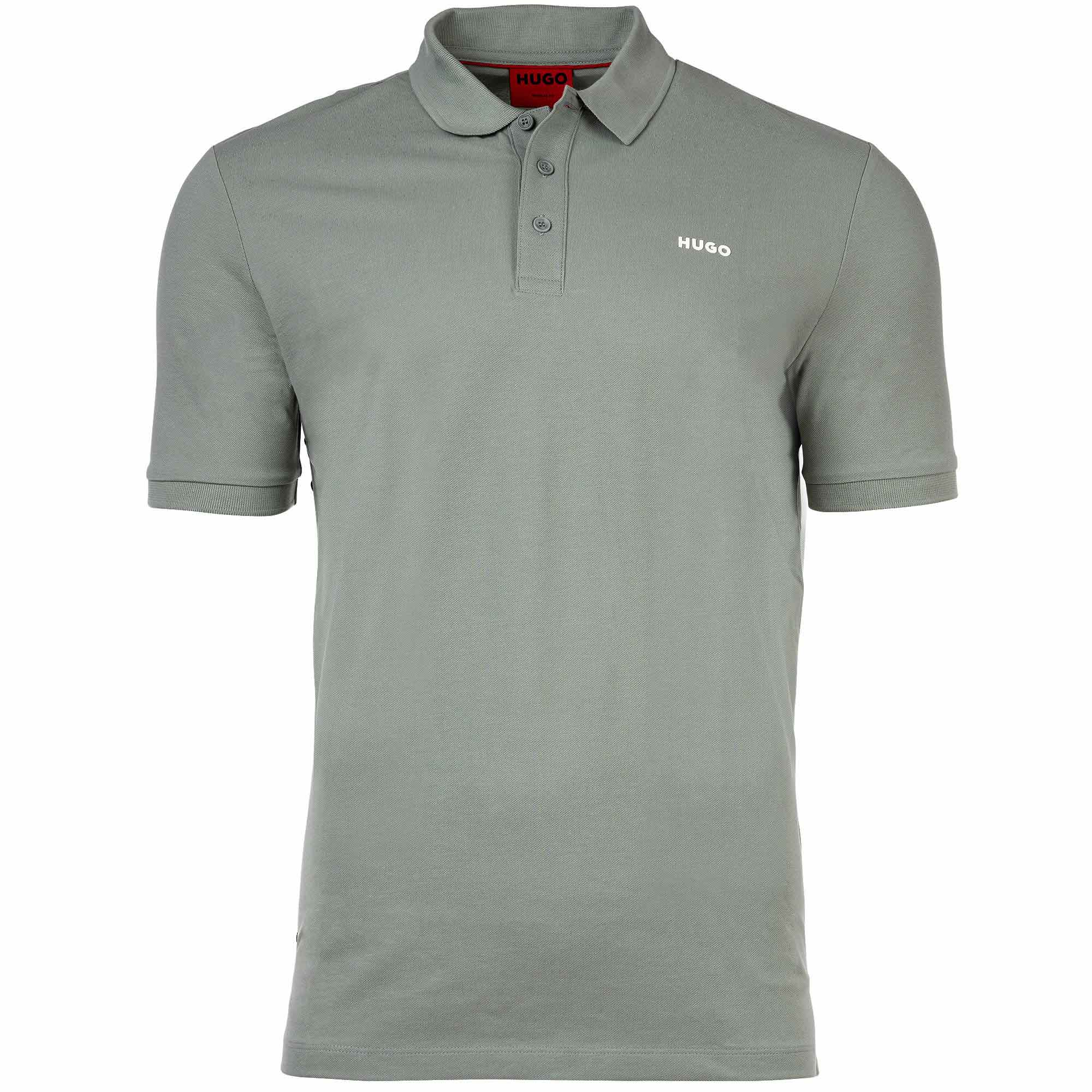 HUGO Herren Polo-Shirt - DONOS222, Pique, 1/2-Arm, Knopfleiste, Logo, Baumwolle