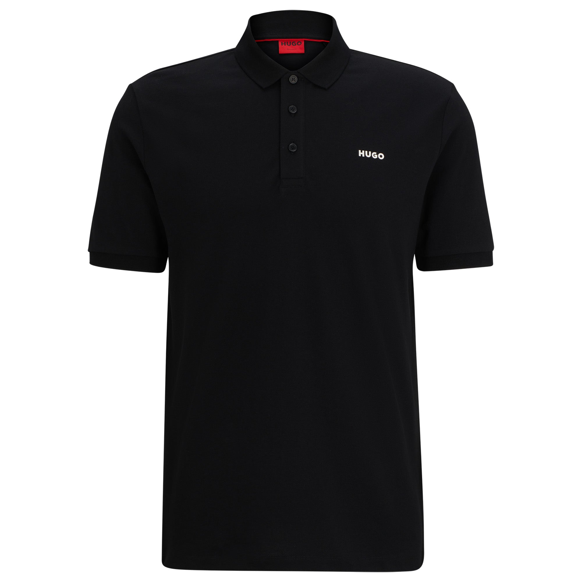 HUGO Herren Polo-Shirt - DONOS222, Pique, 1/2-Arm, Knopfleiste, Logo, Baumwolle