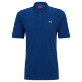 HUGO Herren Polo-Shirt - DONOS222, Pique, 1/2-Arm, Knopfleiste, Logo, Baumwolle