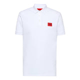 HUGO Herren Polo-Shirt - Dereso222, Pique, Slim Fit, 1/2-Arm, Knopfleiste, Logo, Baumwolle