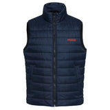 HUGO Herren Steppweste - Bentino2221, ärmellose Jacke, Zipper, Stehkragen, uni