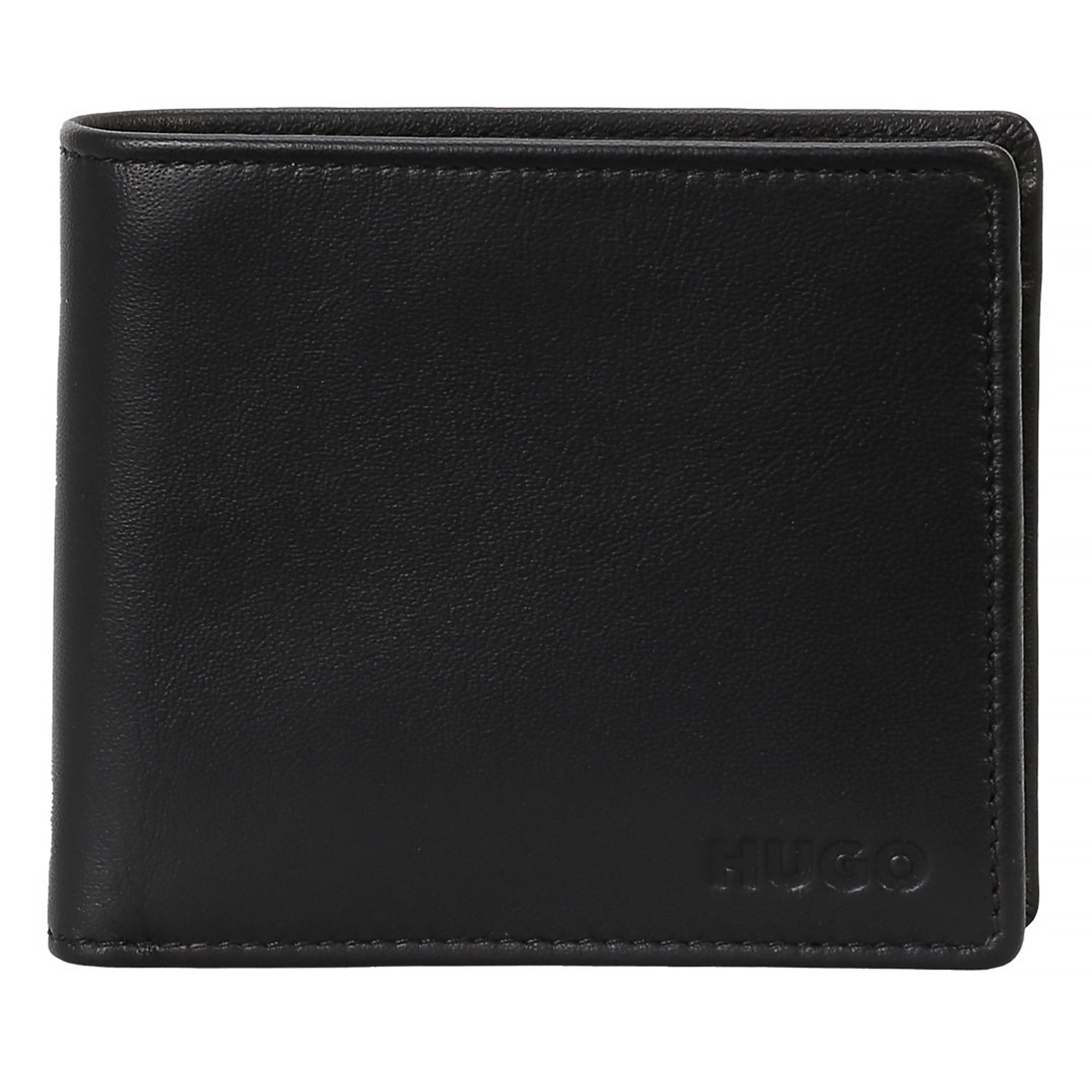 HUGO men's wallet with coin compartment - SUBWAY COIN, wallet, genuine leather, 9.5x11x2.5cm (HxWxD)