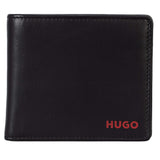 HUGO Herren Geldbörse mit Münzfach - SUBWAY COIN, Geldbeutel, Echtleder, 9,5x11x2,5cm (HxBxT)