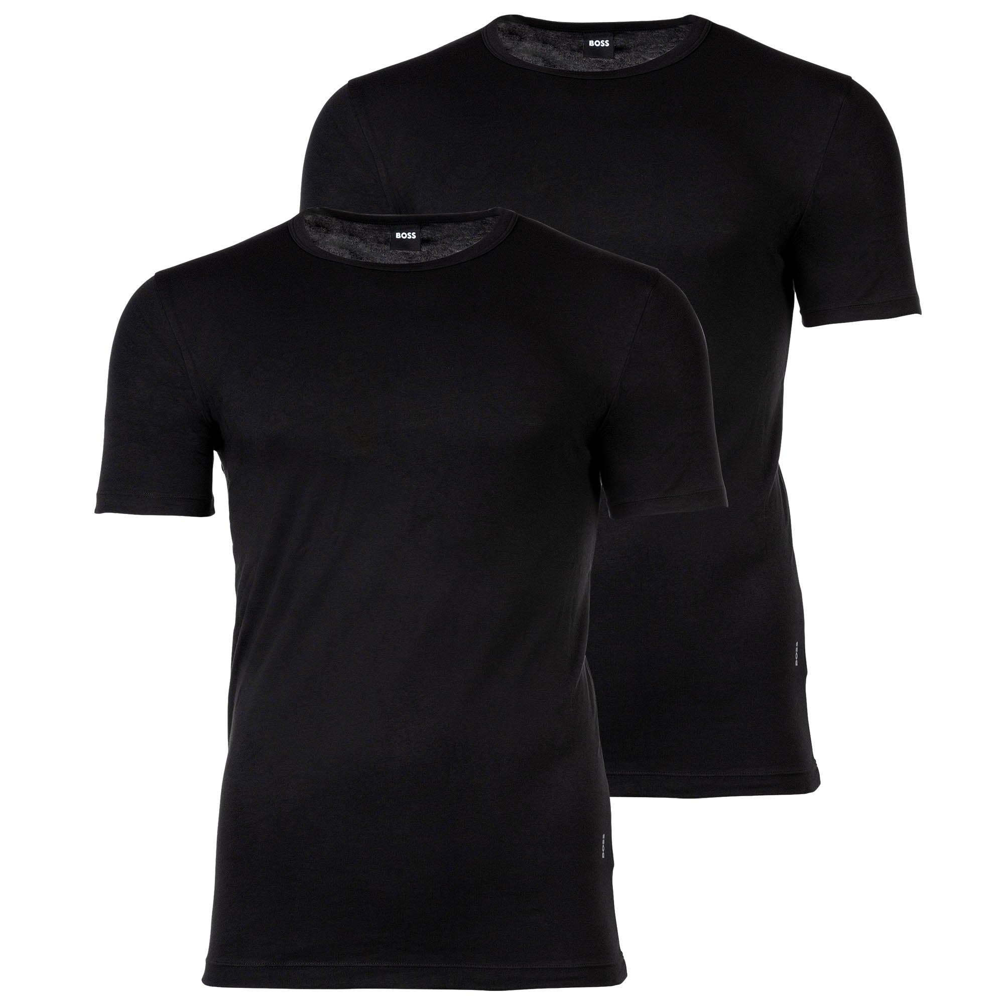BOSS Herren T-Shirt, 2er Pack - TShirtRN 2P Modern, Unterhemd, Crew-Neck, Stretch