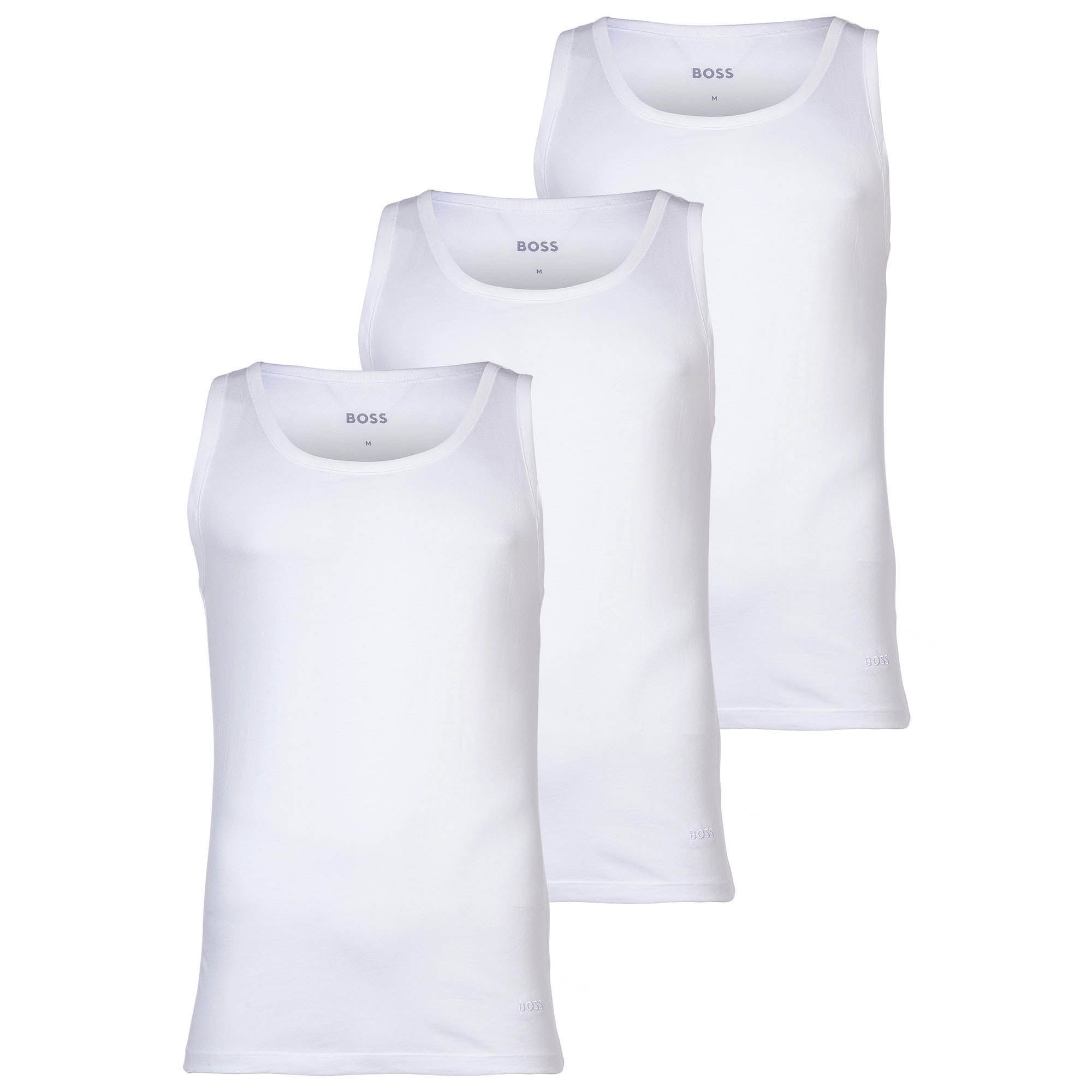 BOSS Herren Tank Top, 3er Pack - 3P Classic, Unterhemd, ohne Arm, Rundhals, Cotton