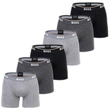 BOSS Herren Boxershorts, 6er Pack - Boxer Briefs 6P Power, Cotton Stretch, Logo
