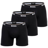 BOSS Herren Boxershorts, 3er Pack - Boxer Briefs 3P Power, Cotton Stretch, Logo