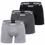 BOSS Herren Boxershorts, 3er Pack - Boxer Briefs 3P Power, Cotton Stretch, Logo
