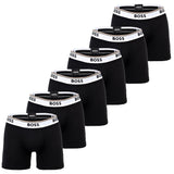 BOSS Herren Boxershorts, 6er Pack - Boxer Briefs 6P Power, Cotton Stretch, Logo