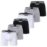 BOSS Herren Boxershorts, 6er Pack - Boxer Briefs 6P Power, Cotton Stretch, Logo