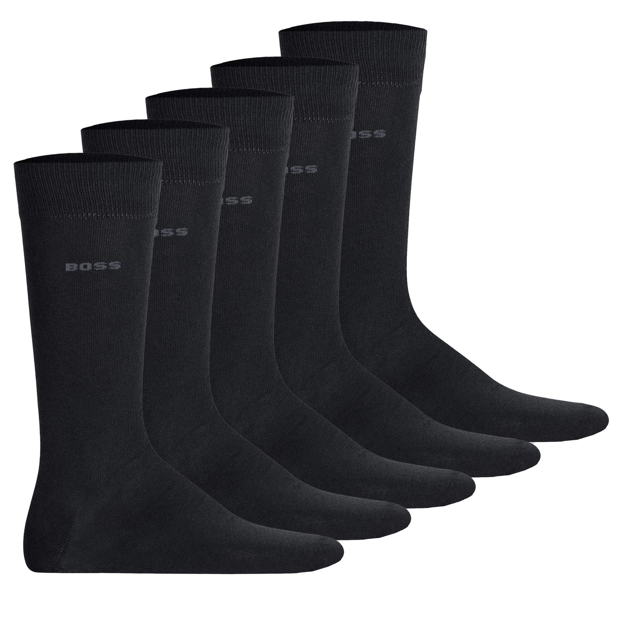 BOSS Herren Socken, 5er Pack - Kurzsocken, Baumwolle, Multipack, einfarbig
