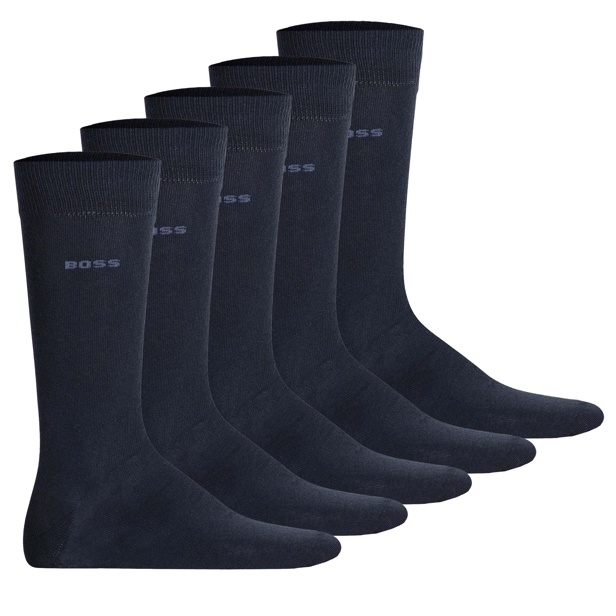 BOSS Herren Socken, 5er Pack - Kurzsocken, Baumwolle, Multipack, einfarbig