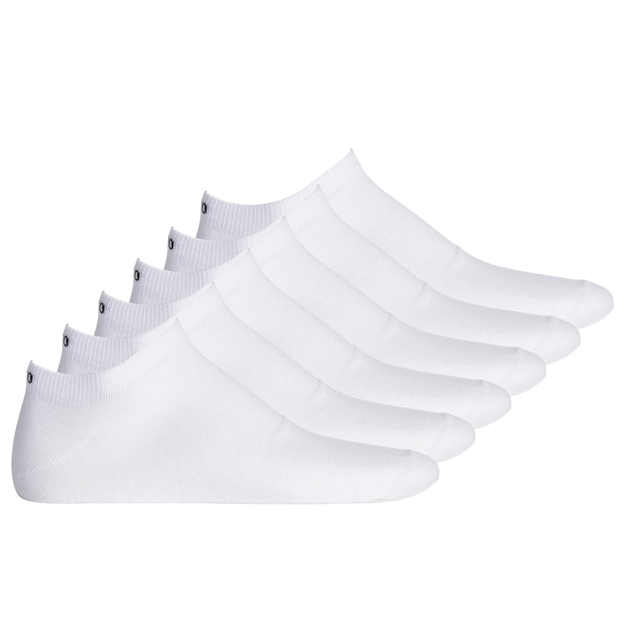 HUGO Herren Sneakersocken, 6er Pack - Uni, Baumwollmischung, Logo