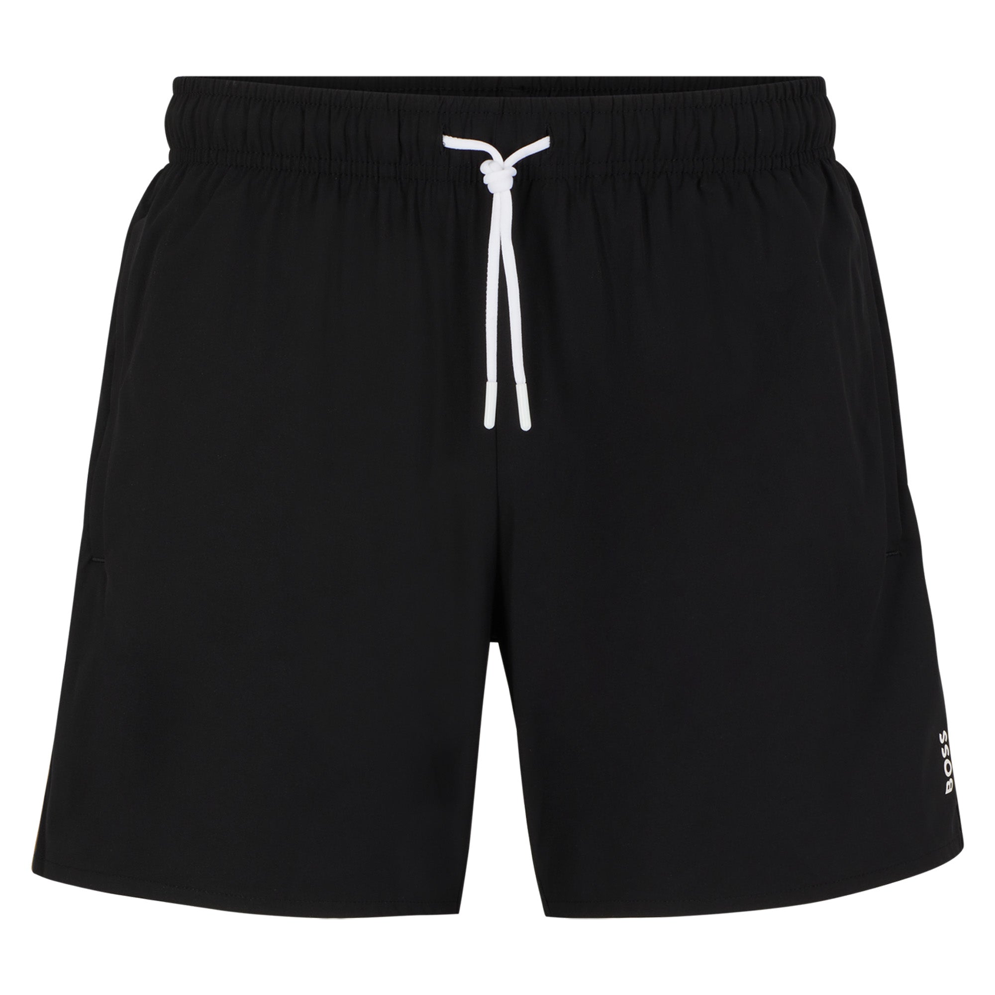 BOSS men's swim shorts – Iconic, swim shorts, swimming trunks, signature stripes, logo