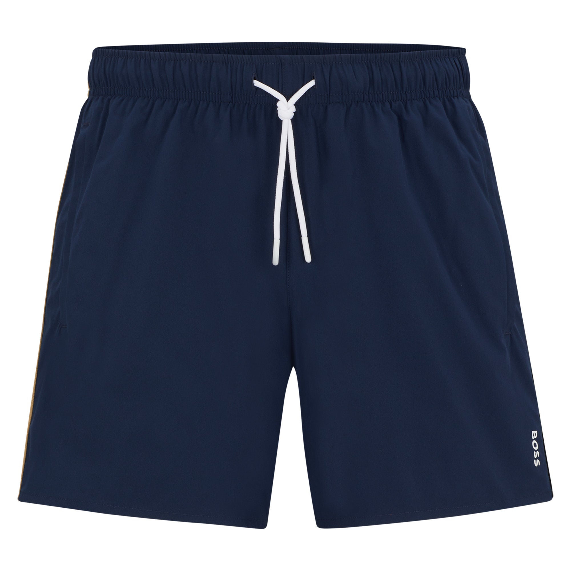 BOSS Herren Badeshorts - Iconic, Swim Shorts, Badehose, Signature-Streifen, Logo