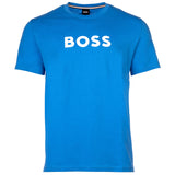 BOSS Men's T-shirt - RN T-shirt, round neck, short sleeve, large logo print, cotton