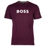 BOSS Men's T-shirt - RN T-shirt, round neck, short sleeve, large logo print, cotton