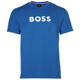 BOSS Men's T-shirt - RN T-shirt, round neck, short sleeve, large logo print, cotton