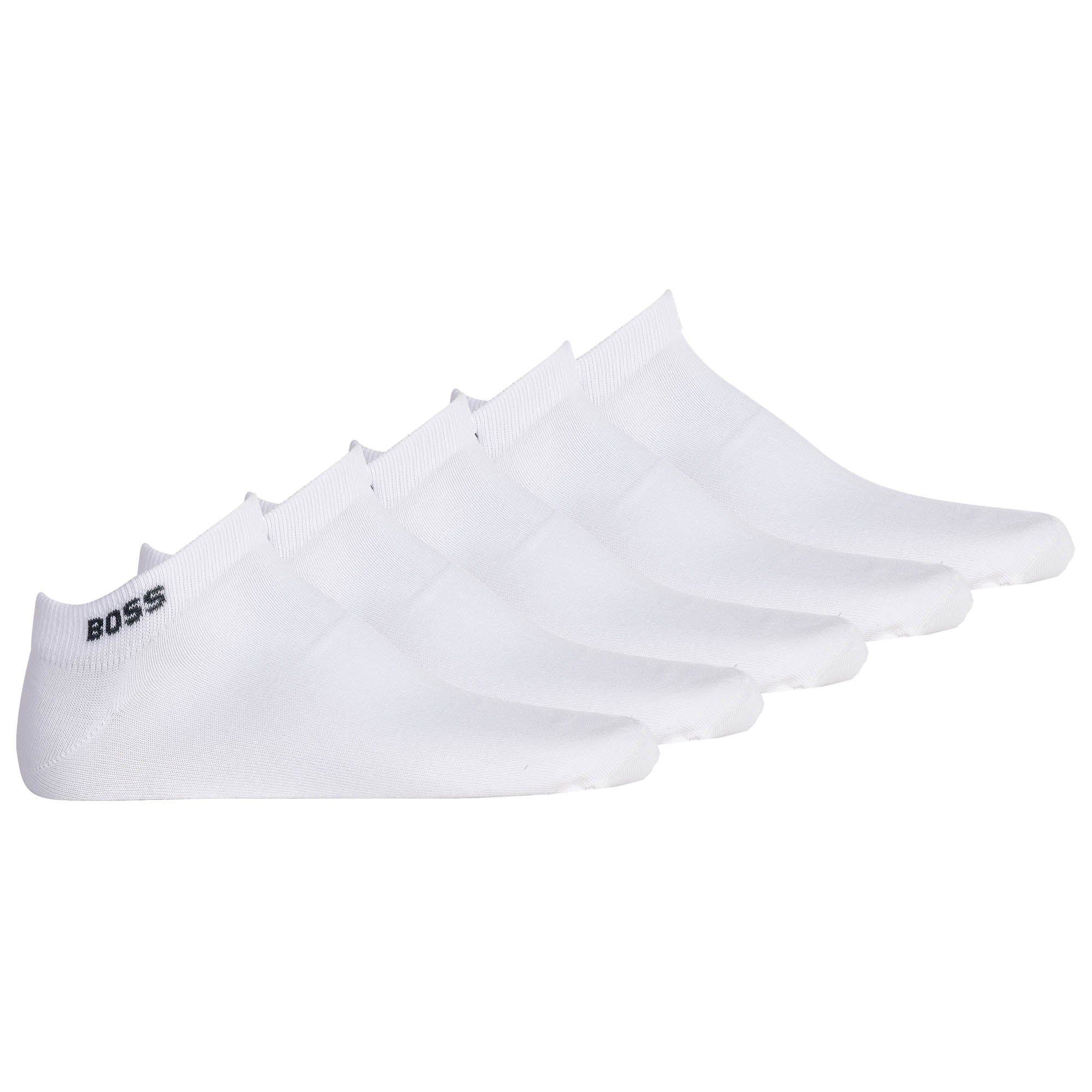 BOSS Herren Sneaker-Socken, 5er Pack - 5P AS Uni CC, kurz, Baumwoll-Mix, uni