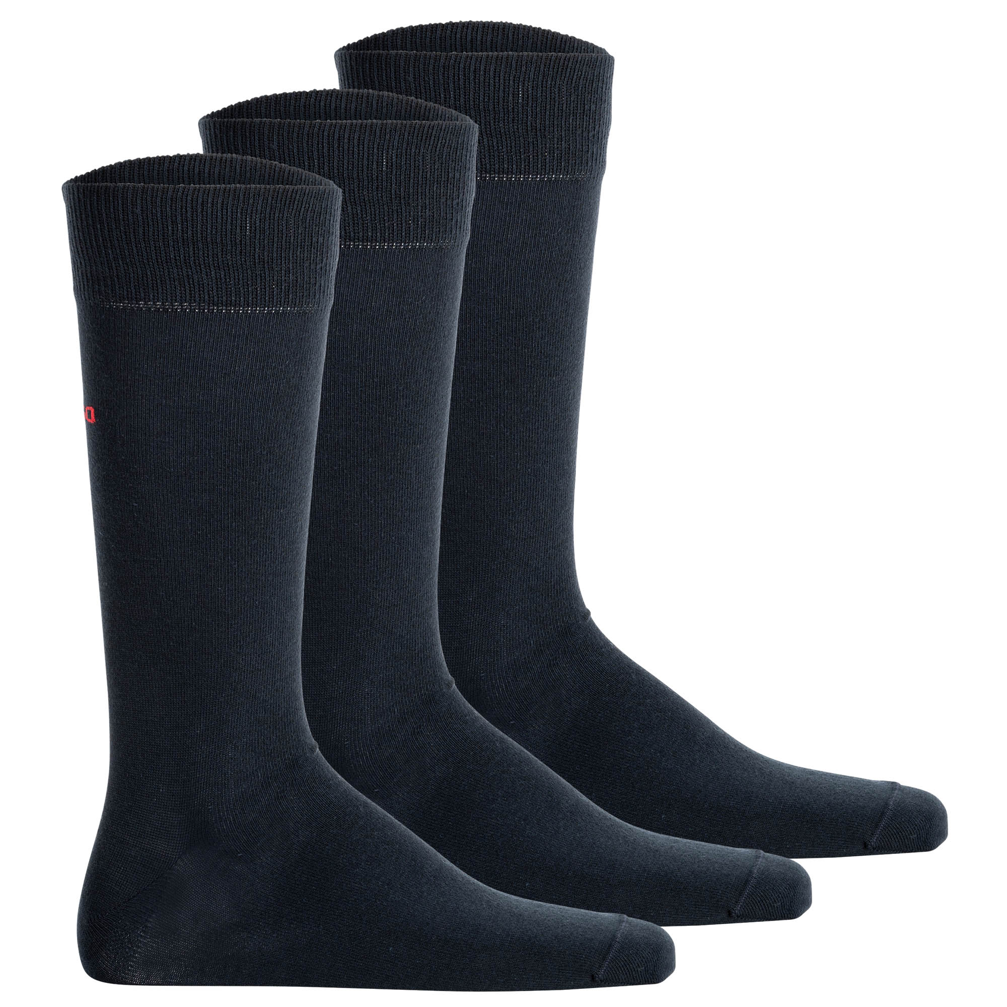 HUGO Unisex Socken, 3er Pack - RS Uni, Kurzsocken, Logo, einfarbig