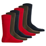 HUGO Unisex Socken, 6er Pack - RS Uni, Kurzsocken, Logo, einfarbig