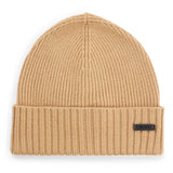 BOSS Herren Mütze, Schurwolle - Fati, Beanie, Rippstrick, One Size, einfarbig
