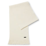 BOSS Herren Schal, Schurwolle - Albas, Strickschal, Fransen, 170x25cm, One Size