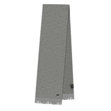 BOSS Herren Schal, Schurwolle - Albas, Strickschal, Fransen, 170x25cm, One Size