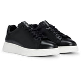 BOSS Herren Sneaker - BULTON RUNN, low, Halbschuh, Schnürung, Echtleder, Logo