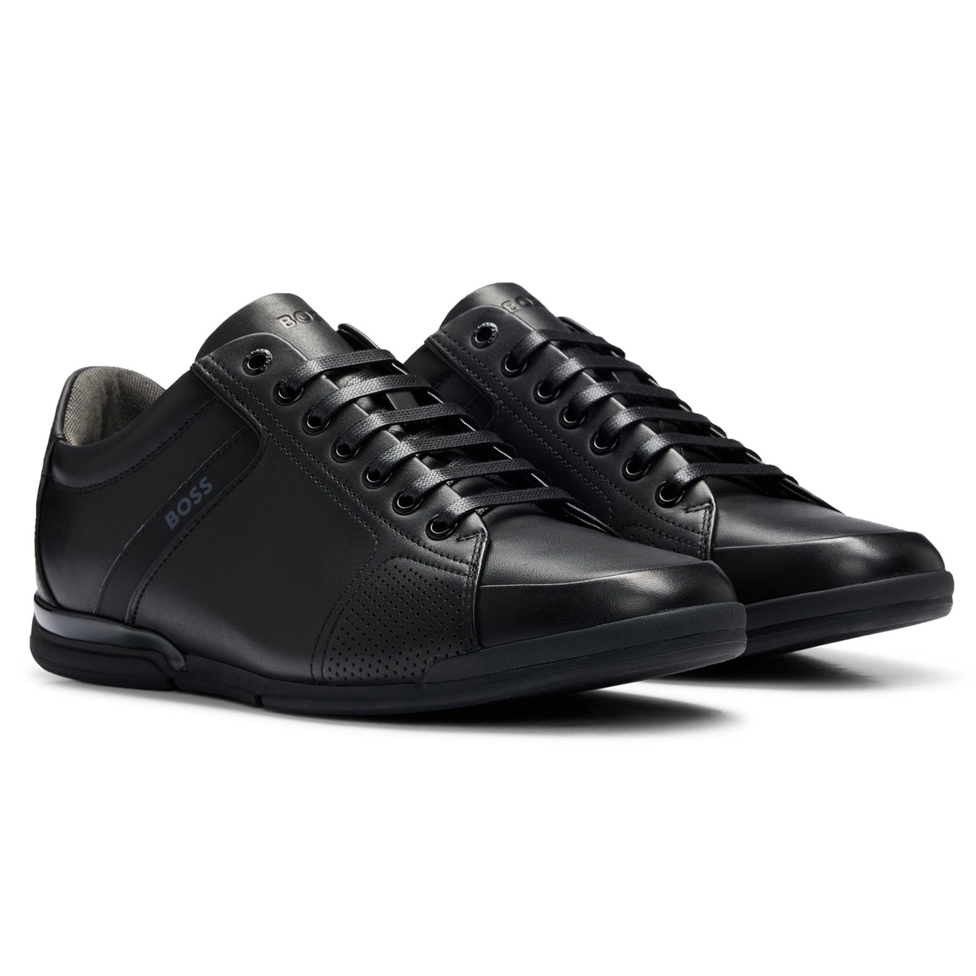 BOSS Herren Sneaker - Saturn Lowp Lux4, Turnschuh, Freizeit, Echtleder