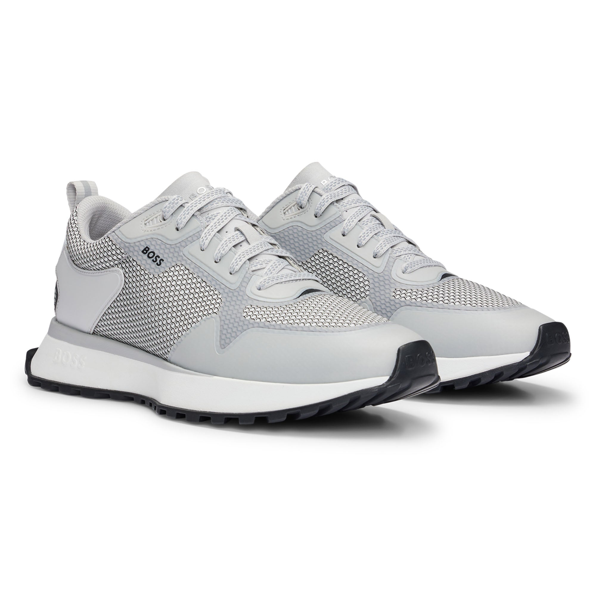 BOSS Herren Sneaker - Jonah Runn meth, Turnschuh, Freizeit, Logo
