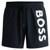 BOSS Herren Badeshorts - OCTOPUS, Swim Shorts, Badehose, gewebt, Logo, einfarbig