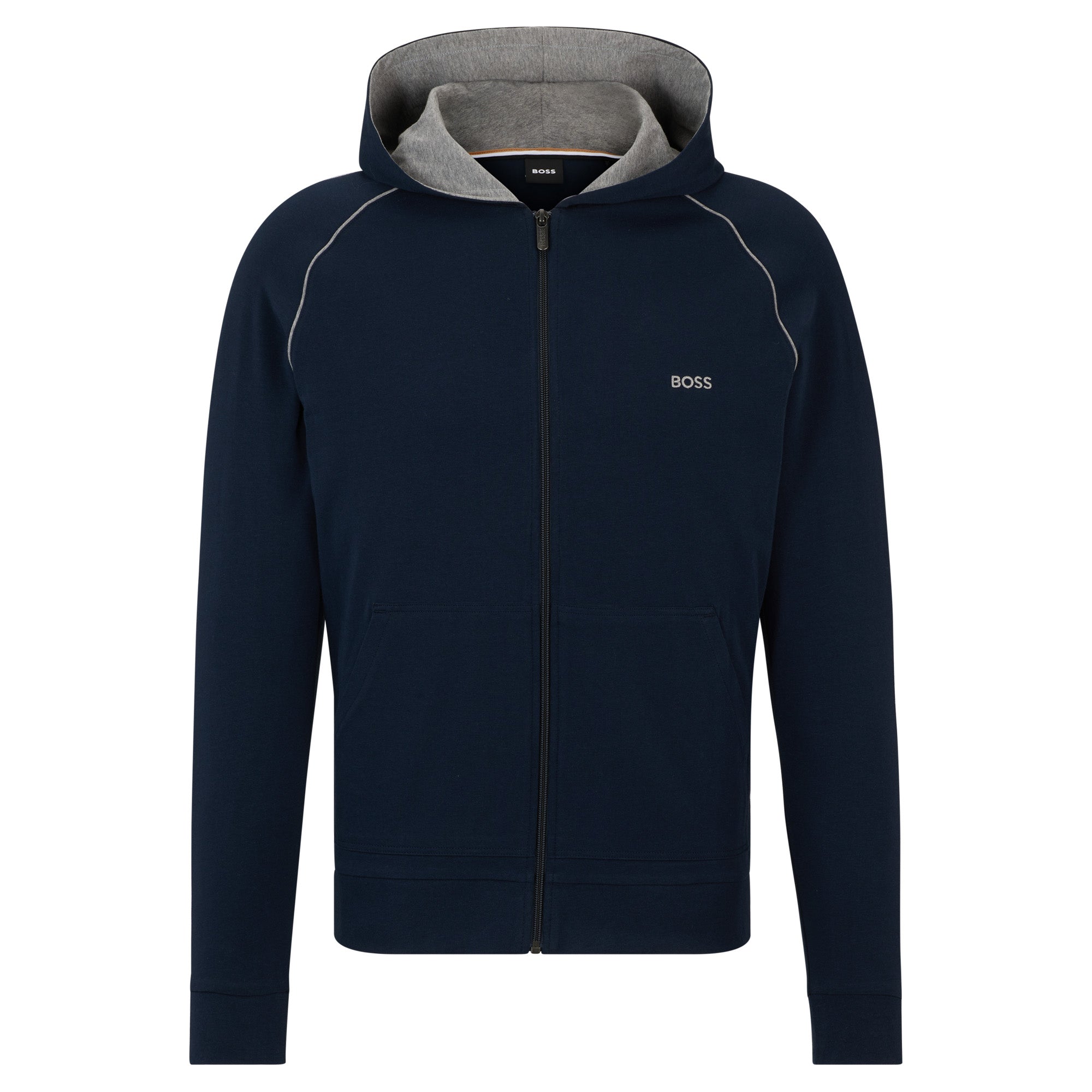BOSS Men's Hooded Sweat Jacket - Mix & Match Jacket H, Hooded, Stretch Cotton