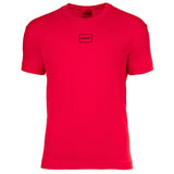 HUGO Herren T-Shirt - Laze, Rundhals, Kurzarm, Logo, Baumwollmischung